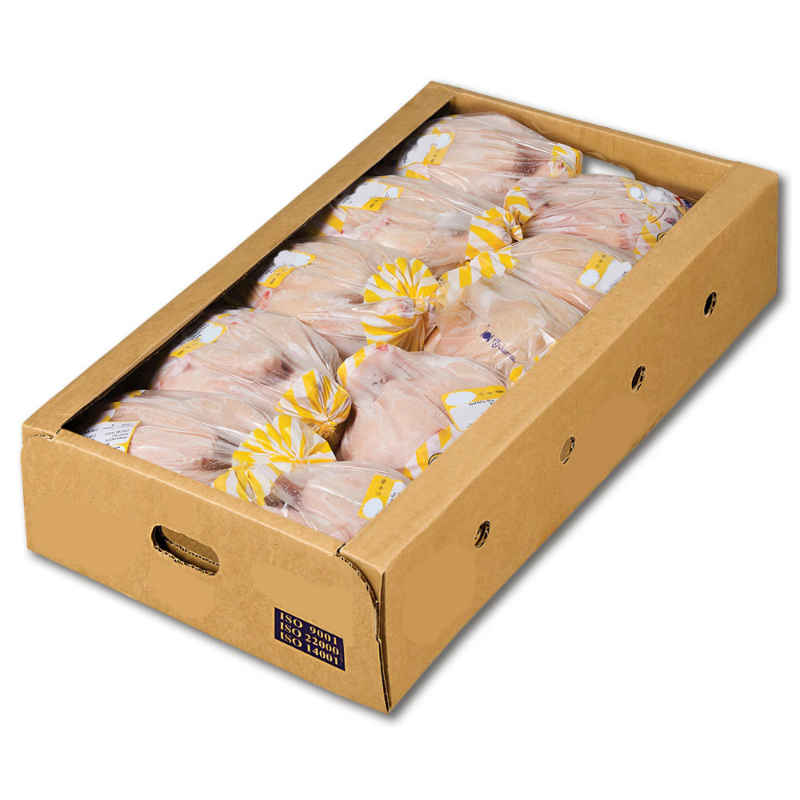 Carton of whole chicken